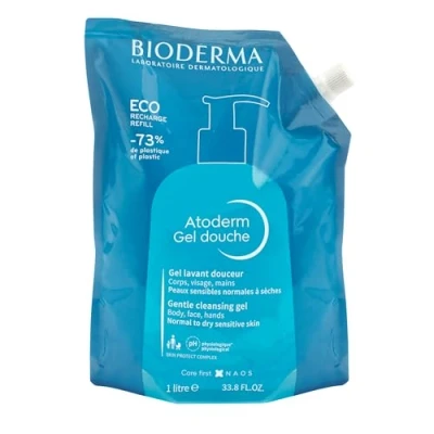 Abbildung von Bioderma Atoderm Duschgel, Eco Nachfüllpackung, 1 l