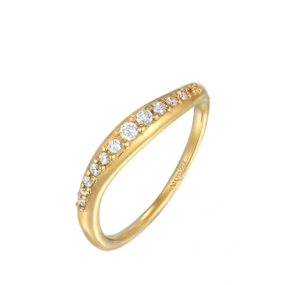 Abbildung von Elli Classy Chick Ring goldcoloured, Damen, Größe: 54, Gold coloured