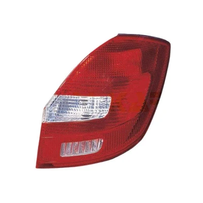 Abbildung von ABAKUS 665 1914R LD UE Rückleuchte rechts PY21W, P21W, R5W Rot ohne Lampenträger, Glühlampe SKODA: Fabia 2