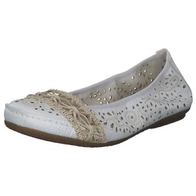 Abbildung von Rieker Damen 41466 81 Ballerinas, Weiß (Weiss/Offwhite 81), 39 EU