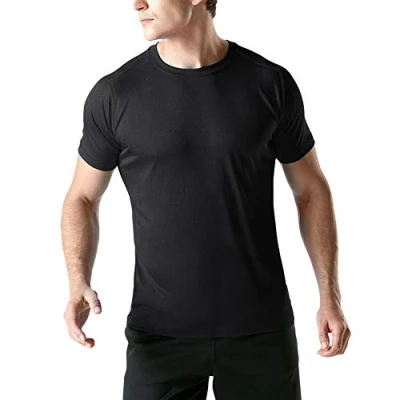 Abbildung von MEETWEE Sportshirt Herren, Laufshirt Kurzarm Mesh Funktionsshirt Atmungsaktiv Schnelltrocknend Sports Gym Shirt Trainingsshirt für Männer Sommer