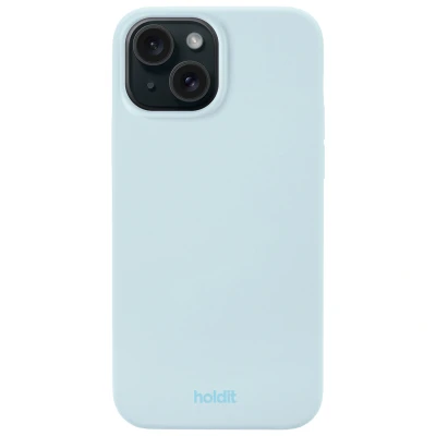 Abbildung von Holdit Silikon Back Cover Blau Apple iPhone 13/14