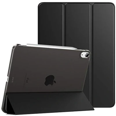 Abbildung von TiMOVO für iPad Air 11 Zoll Hülle M2 2024,iPad 6 Hülle,iPad 5/4. Generation (2022/2020), Schlank Schutzhülle mit Transparenter Rückseite, Auto Schlaf/Aufwach Case Schwarz