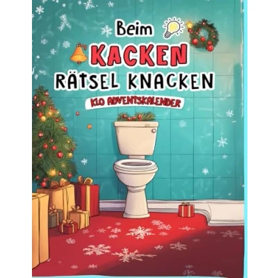 Abbildung von Beim Kacken Rätsel knacken: Klo Adventskalender voller Humor Ideal für Männer und Frauen.