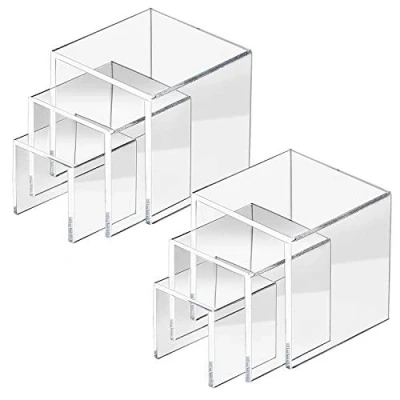 Abbildung von HBselect Displayständer aus transparentem Acryl, klares Schmuckständer, Ausstellungsständer, Acryl