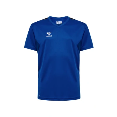 Abbildung von Hummel Authentic Sport Tshirt für Kinder, Größe: 116, True blue