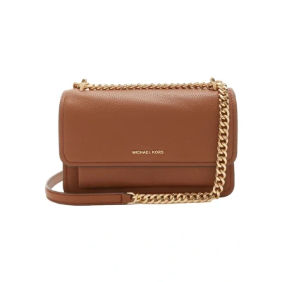 Abbildung von Michael Kors Claire Shoulder Umhängetasche, Damen, Größe: One Size, Luggage