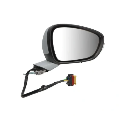 Abbildung von Außenspiegel Tyc 326 0109 rechts grundiert für elektr.Spiegelverstellung, konvex, beheizbar, mit Temperatursensor PEUGEOT: 508 I SW