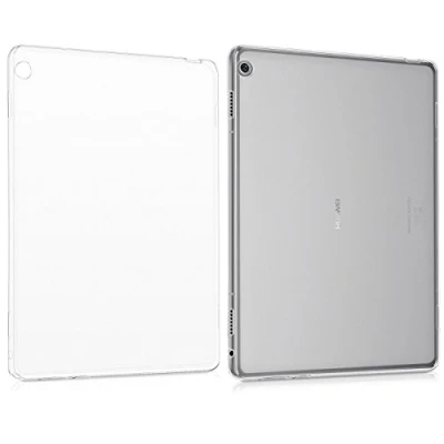Abbildung von kwmobile Hülle kompatibel mit Huawei MediaPad M3 Lite 10 weiches TPU Silikon Case Transparent Tablet Cover