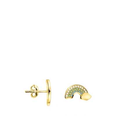 Abbildung von Sofia Milani Stecker Rainbow Ohrringe, Damen, Größe: One Size, Gold coloured