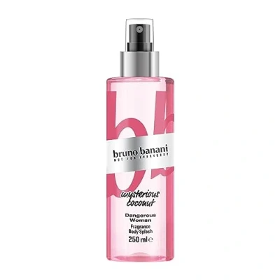 Abbildung von bruno banani Dangerous Woman Body Splash, fruchtig floraler Duft für Sie, 250ml
