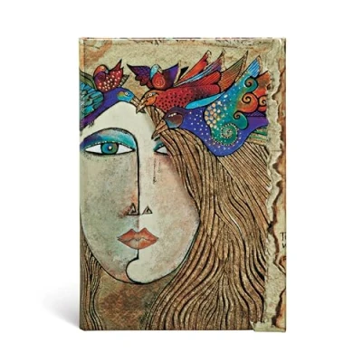 Abbildung von Paperblanks Laurel Burch Seele und Tränen Notizbuch Mini Liniert, (140 x 100)