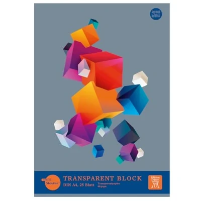 Abbildung von Staufen Edition Dürer Transparentblock DIN A4, 25 Blatt, 80g/m² Transparentpapier, 1 Stück