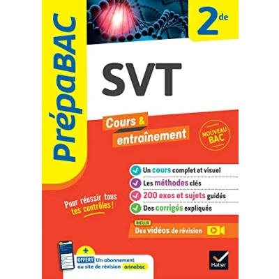 Abbildung von Prépabac SVT 2de: cours, méthodes &amp; entraînement (programme de Seconde)