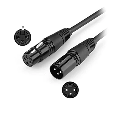 Abbildung von Bolwins G71CS Mikrofonkabel 5m XLR Kabel (Stecker auf Buchse), Audio Verlängerungskabel für Mikrofon, Verstärker, Mischpult, Lautsprechersystem