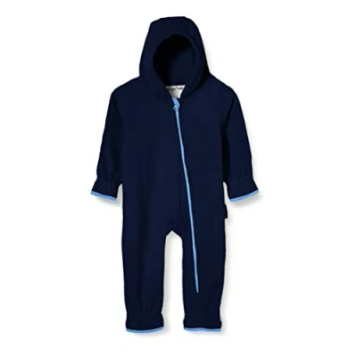 Abbildung von Playshoes Unisex Kinder Fleece Overall Jumpsuit, marine, 92