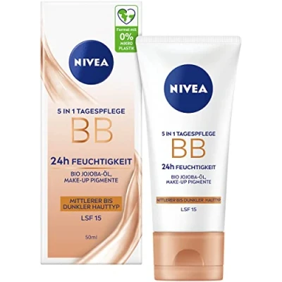 Abbildung von Nivea 5IN1 BB Tagespflege 24H Feuchtigkeit Feuchtigkeitspflege, Größe: 50 ml,