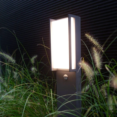 Abbildung von LUTEC LED Pollerleuchte »QUBO«, Leuchtmittel Modul fest integriert