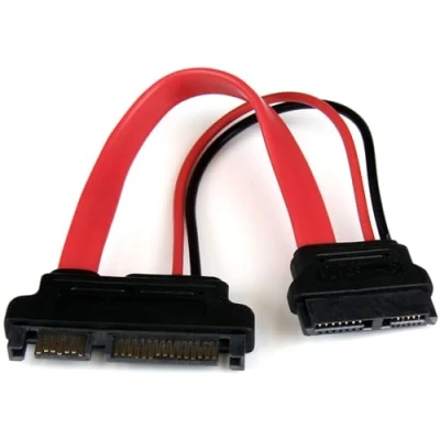 Abbildung von StarTech.com Slimline SATA auf Adapter mit Strom Buchse/Stecker 15cm Slim Serial ATA zu S 13pin / 7+15pin