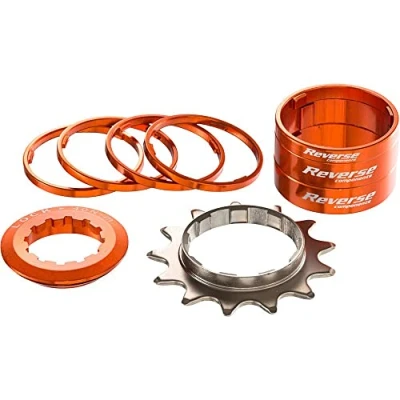Abbildung von Reverse Single Speed Umbau Kit 13 Zähne orange