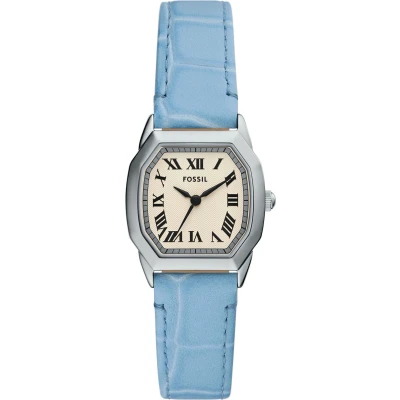 Abbildung von Fossil Traditional Harlow Uhr, Damen, Größe: One Size, Blue