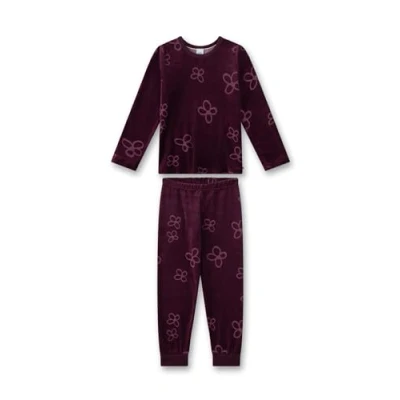Abbildung von Sanetta Mädchen Schlafanzug Rot aus Nicki Hochwertiger und bequemer Baumwoll für Mädchen. Pyjamaset 092