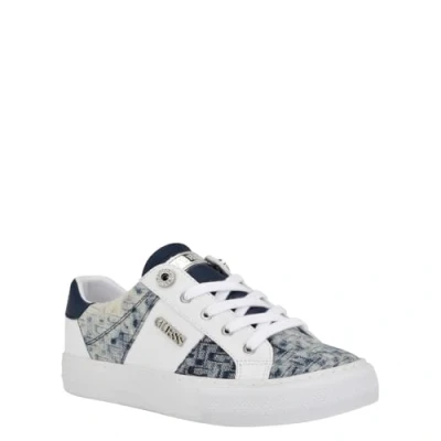 Abbildung von GUESS Damen Loven Sneaker, Weiß/Blau 171, 41 EU