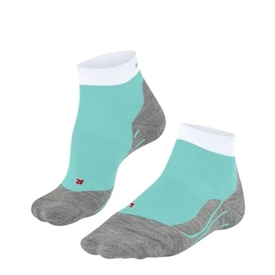 Abbildung von FALKE Damen Laufsocken RU4 Endurance Short W Sso Baumwolle Funktionsmaterial antiblasen 1 Paar, Blau Fiji 6423, 41 42