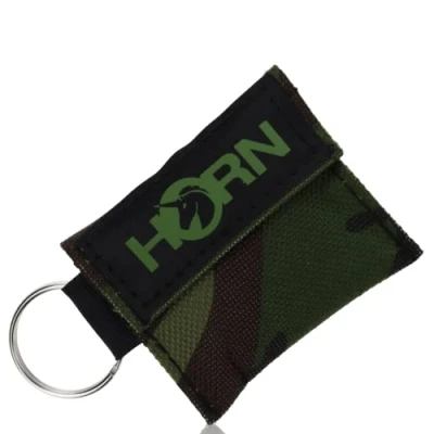 Abbildung von Horn Medical Notfall Beatmungstuch im Schlüsselanhänger, Key (camouflage)