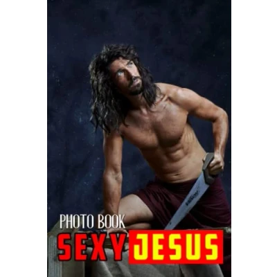 Abbildung von Sexy Jesus Photo Book: Hottest Colorful Pages Featuring Handsome Man For Adults Relaxation And Stress Relief