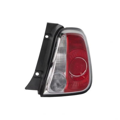 Abbildung von TYC 11 11283 21 2 Rückleuchte rechts schwarz ohne Lampenträger FIAT: 500 Hatchback