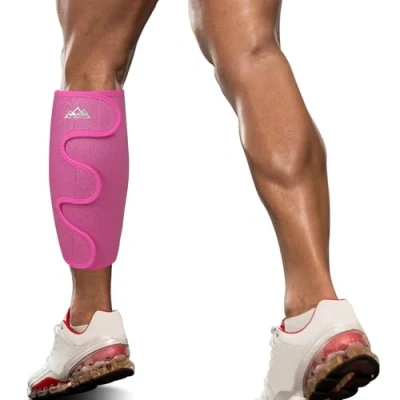 Abbildung von supregear Wadenbandage für Damen und Herren, Schienbeinschienen, kompression Gummiband Verstellbares Muskelschwellungen Schmerzlinderung, Zerrungen Wandern Training Bequeme Atmungsaktive