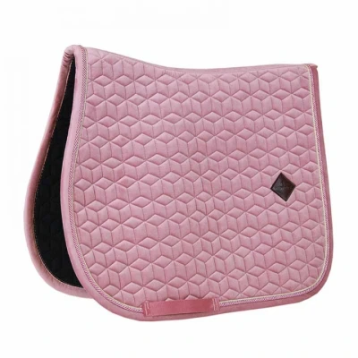 Abbildung von Kentucky Springsatteldecke Velvet Old Rose Warmblut