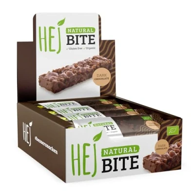 Abbildung von HEJ Bite Veganer Nussriegel Snack Dark Chocolate 12 x 40 g