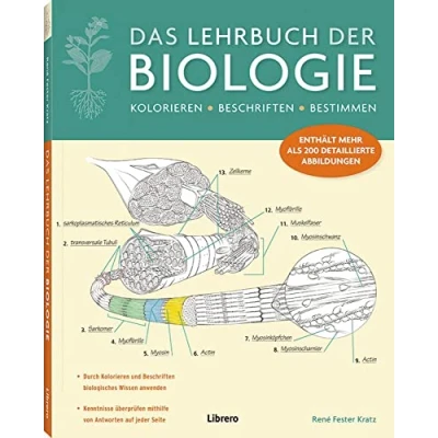 Abbildung von Das Lehrbuch der Biologie: Mehr als 200 detaillierte Abbildungen Kolorieren Beschriften Bestimmen