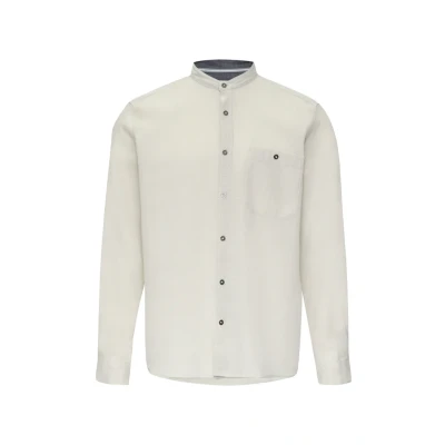 Abbildung von s.Oliver Regular Fit: Hemd mit Stehkragen und Strukurmuster helles beige L