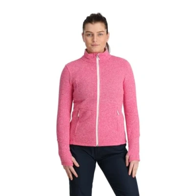 Abbildung von Spyder Damen Soar Full Zip Fleece Jacket Fleecejacke, Pink, 38