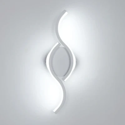 Abbildung von Comely LED Wandleuchte Innen, Moderne Wandlampe 12W 1350LM, Kaltweiß Licht 6500K Wandleuchten, Nachtlicht zur Wandmontage aus Aluminium für Wohnzimmer, Flur, Schlafzimmer, 35.5cm Länge