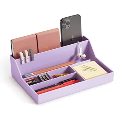 Abbildung von Miquelrius Schreibtisch Organisationstablett, Organizer, Größe 250 x 175 72 mm, Farbe Mauve