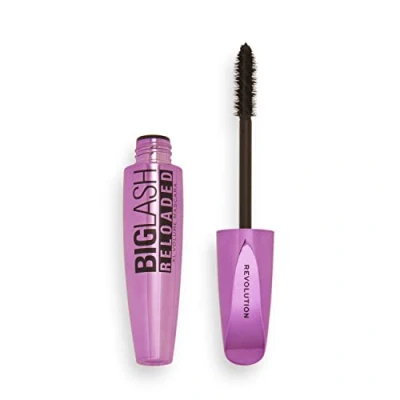 Abbildung von Makeup Revolution, Big Lash Reloaded Volume Mascara, Schwarz, 8 g