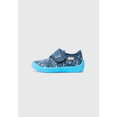 Abbildung von Superfit BILL Hausschuh darkblue/lightgreen für Kinder, Größe: 23, Dark blue/light green Schuhe