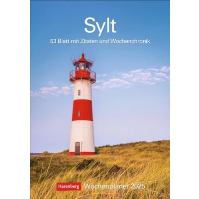Abbildung von Sylt Wochenplaner 2025 53 Blatt mit Zitaten und Wochenchronik: Fotokalender Platz für Organisatorisches. Termin Kalender zum Aufhängen ... Wochenkalendarium (Wochenplaner Harenberg)