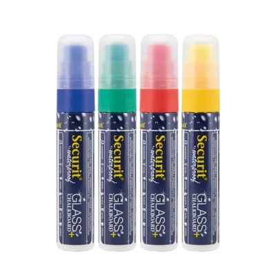 Abbildung von Securit SMA820 V4 Kreidemarker Waterproof Large, 4er Etui