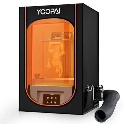 Abbildung von YOOPAI Resin 3D Drucker Gehäuse mit Belüftung, Multifunktionale Abdeckung Beseitigen Sie Gerüche staubdicht Isolieren Lärm für Creality Anycubic Elegoo Serie LCD SLA DLP