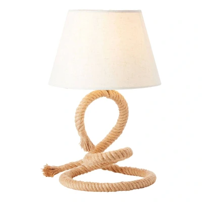 Abbildung von Brilliant Tischleuchte »Sailor«, 1 flammig, Leuchtmittel E27 ohne Leuchtmittel, Tischlampe natur/weiß