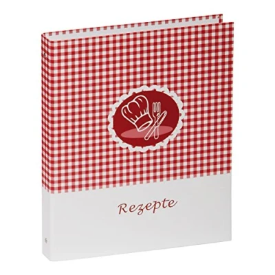 Abbildung von Pagna 31317 15 Rezeptringbuch A4 Kockmütze, Motivdruck laminiert, 4 Ring Mechanik teilig Kartonregister