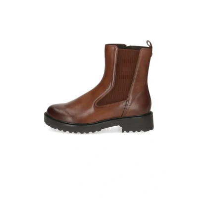 Abbildung von Caprice Elegante Ankle Boot, Damen, Größe: 42, Cognac comb Schuhe