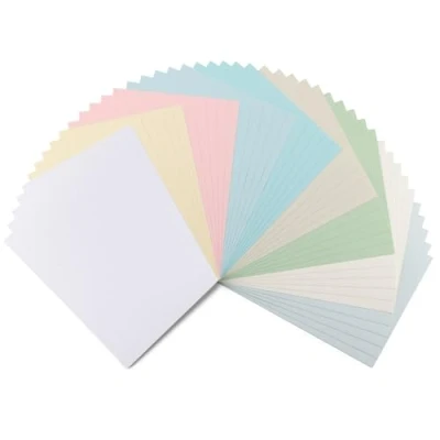 Abbildung von Florence Tonkarton Pastell 250 g Leinen Struktur A4 Kartengestaltung Scrapbooking Bedarf Reißfest Erstellen Sie Elegante Einladungen, Geschenkboxen und Kunstprojekte