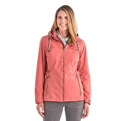Abbildung von G.I.G.A. DX Damen Funktionsjacke/Outdoorjacke mit abzippbarer Kapuze Jamil WMN JCKT A, dunkelkoralle, 44, 36742 000