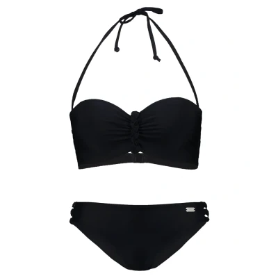 Abbildung von Buffalo Bügel Bandeau Bikini, trendiger Look, mit abnehmbaren Trägern, geflochtenen Details